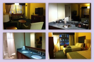 Doubletree in Times Square! Our suite was awesome!