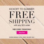 Kickoff to Summer Free Shipping