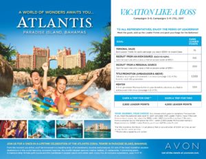 Start Avon Today and earn a FREE Trip to the Bahamas!