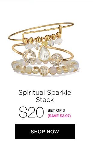 Spiritual Sparkle Stack - Jewelry Trend
