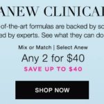 Best Selling Anew Skin Care 2 for $40!