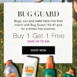 Iconic Bug Guard Savings – Buy 1 Get 1 Free