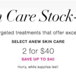 Save Big On Anew Skin Care – 2 for $40